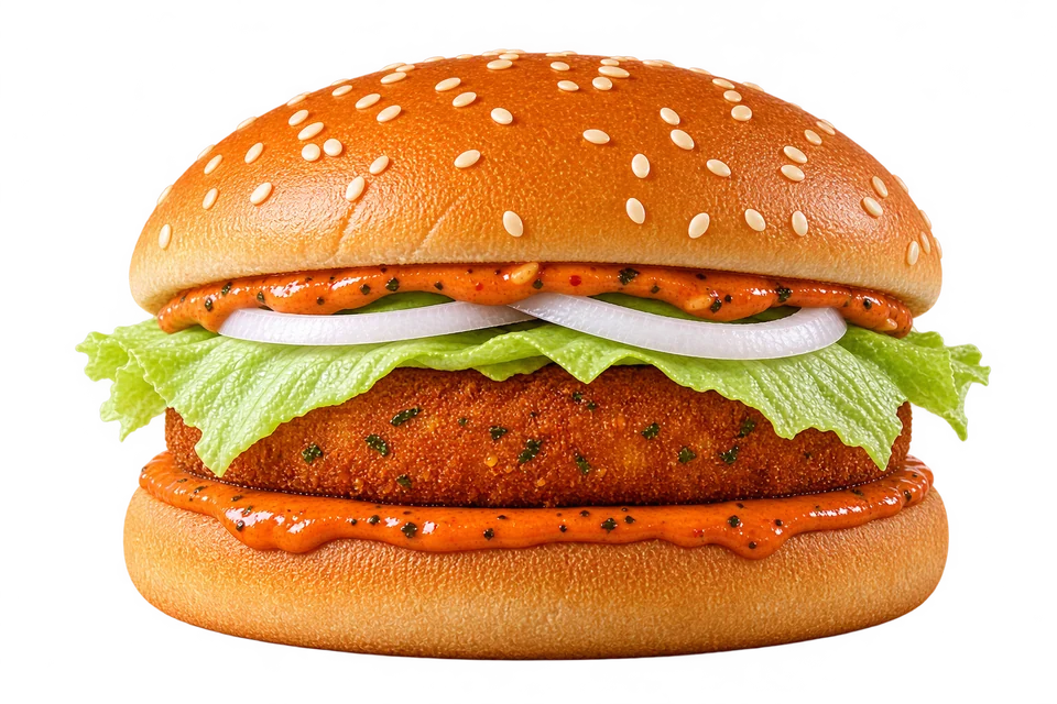 Fiery Garlic Burger